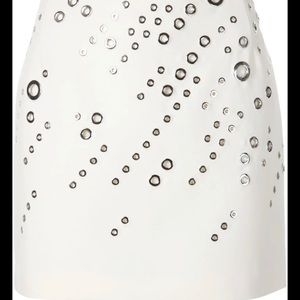 NWT Mugler Grommet Skirt